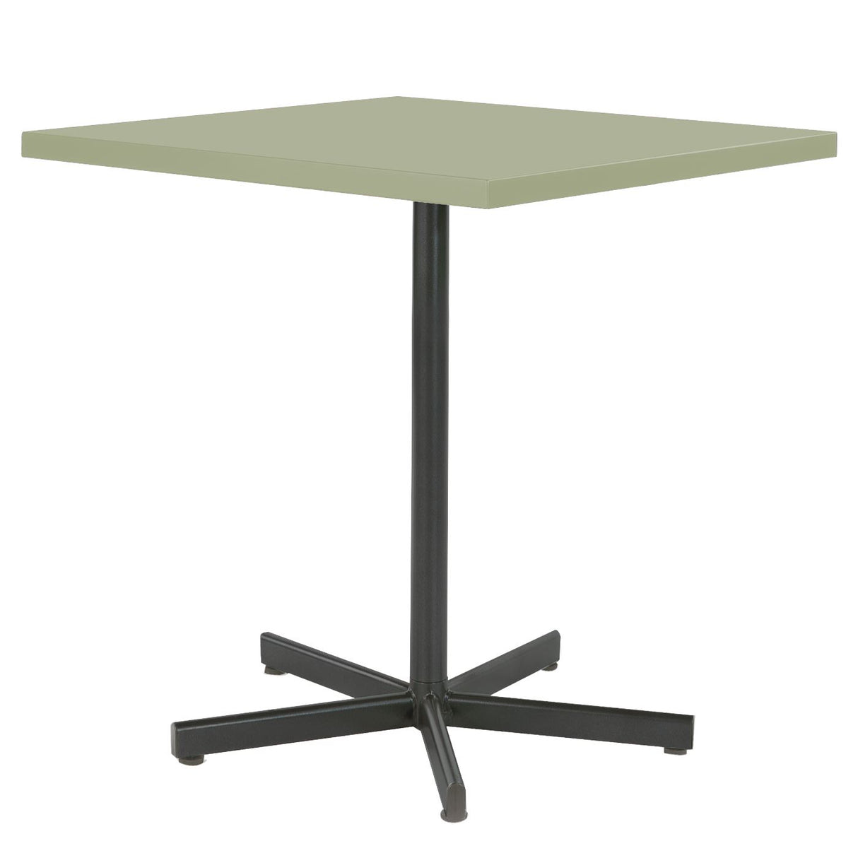Schaffner Basic Table repas rabattable 70x70cm Anthracite 77 Vert Pastel 64