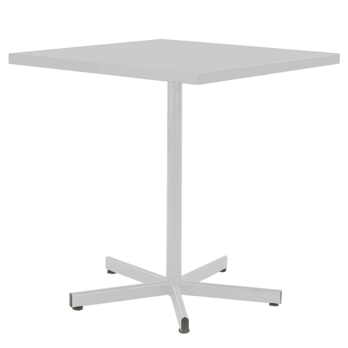 Schaffner Basic Table repas rabattable 70x70cm Blanc 90 Blanc 90