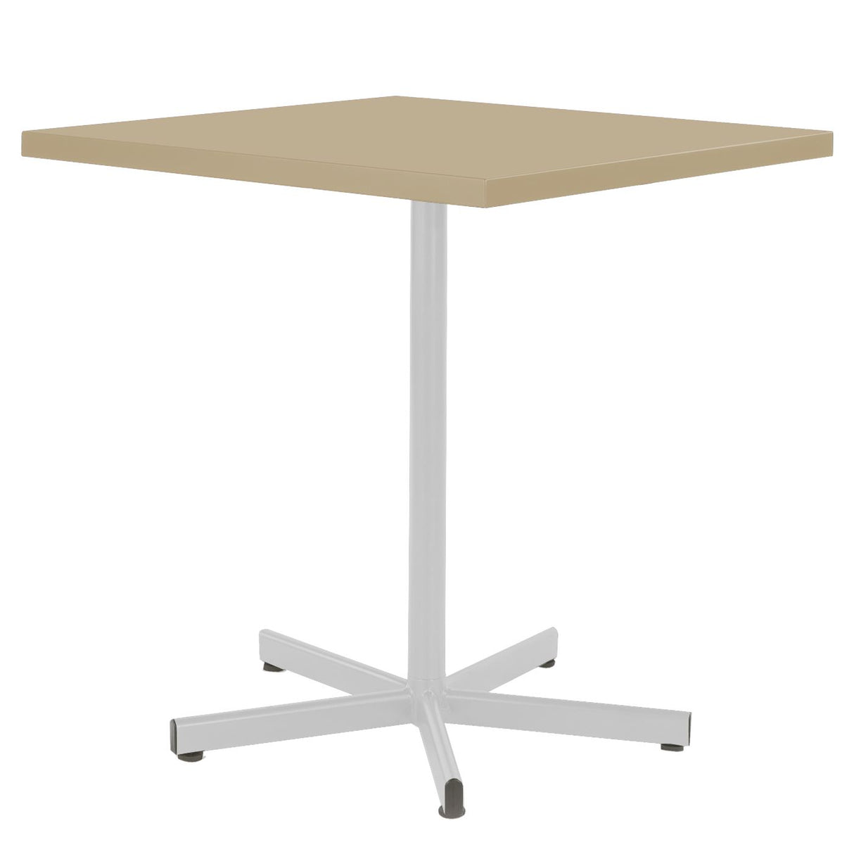 Schaffner Basic Table repas rabattable 70x70cm Blanc 90 Sable Pastel 15