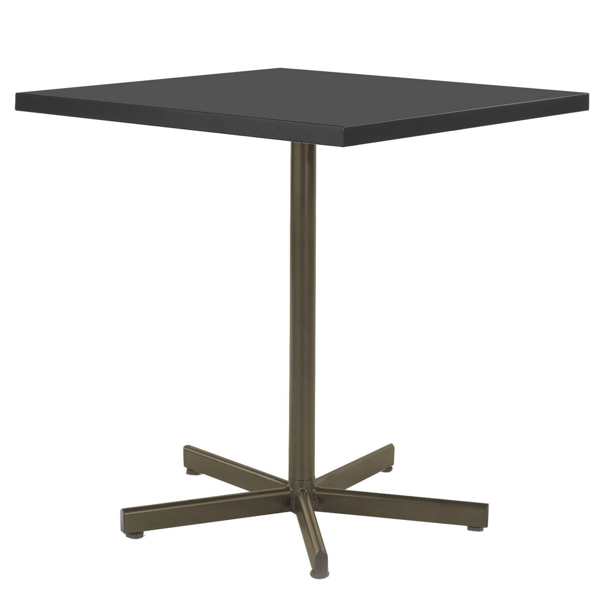 Schaffner Basic Table repas rabattable 70x70cm Champagne 85 Anthracite 77