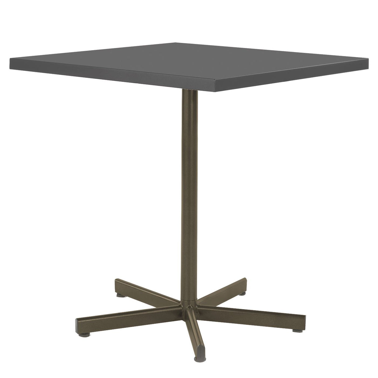 Schaffner Basic Table repas rabattable 70x70cm Champagne 85 Graphite 73