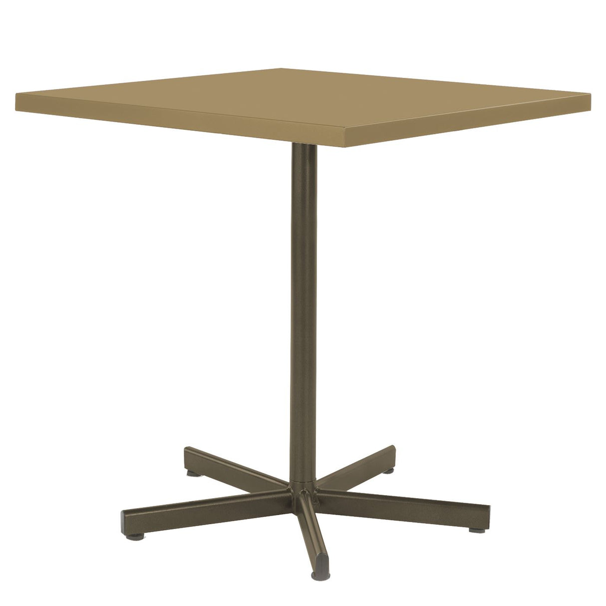 Schaffner Basic Table repas rabattable 70x70cm Champagne 85 Marron Pastel 83
