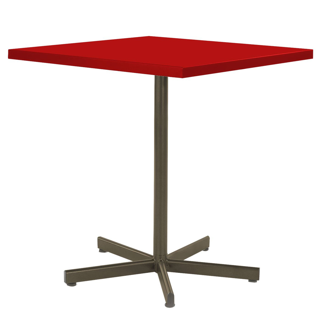 Schaffner Basic Table repas rabattable 70x70cm Champagne 85 Rouge 30