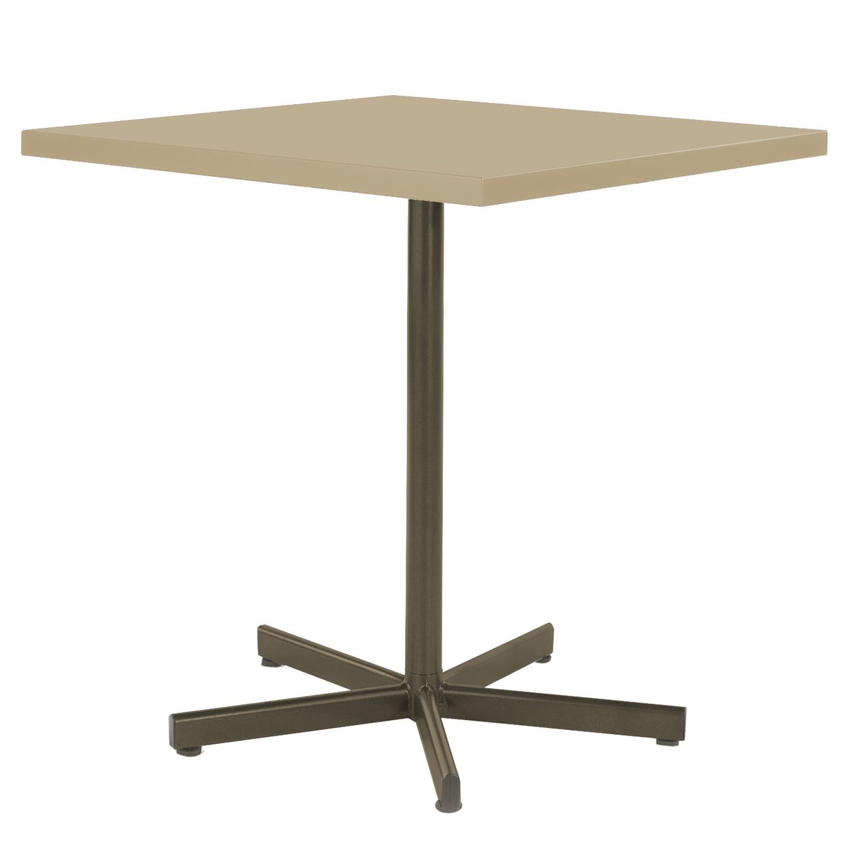 Schaffner Basic Table repas rabattable 70x70cm Champagne 85 Sable Pastel 15