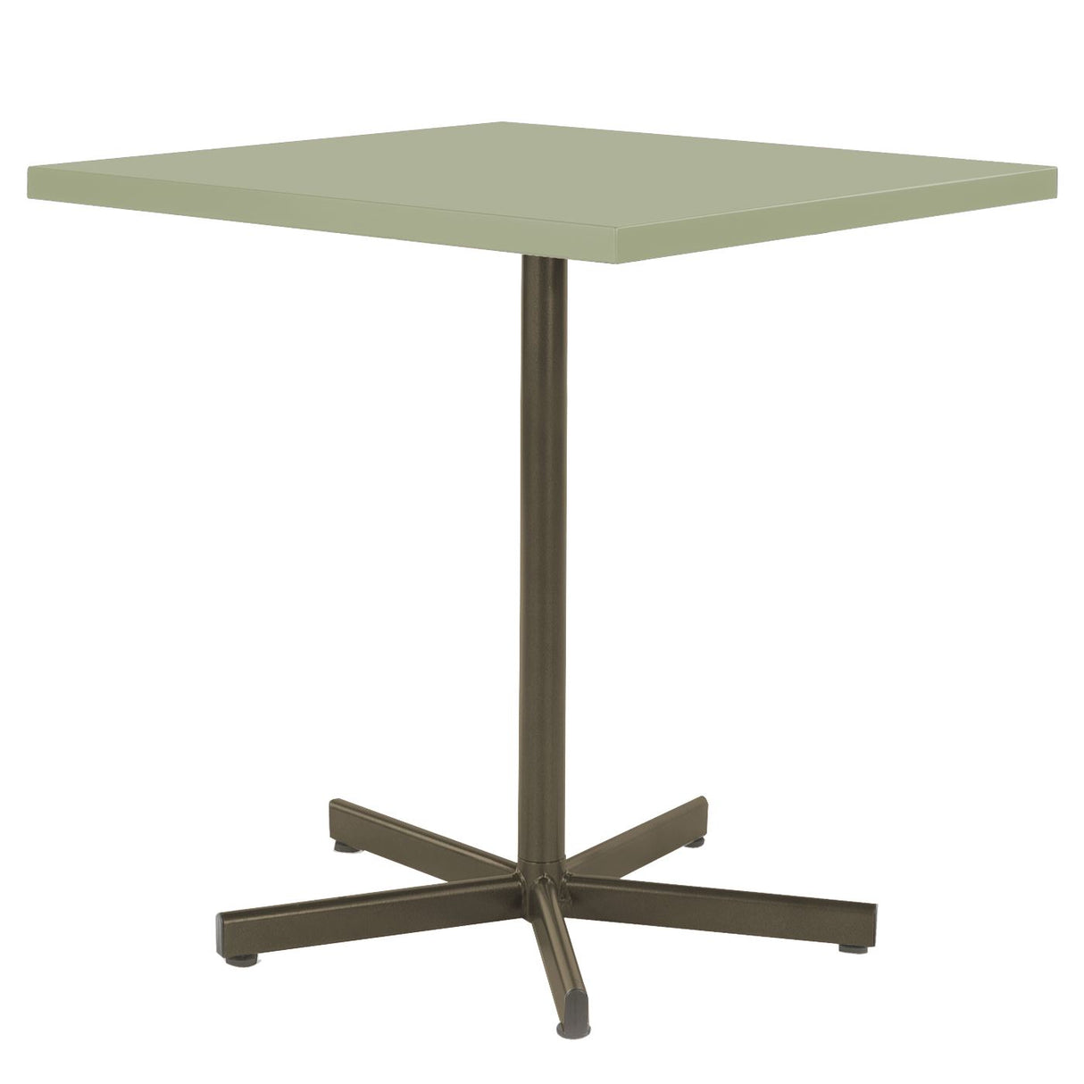 Schaffner Basic Table repas rabattable 70x70cm Champagne 85 Vert Pastel 64