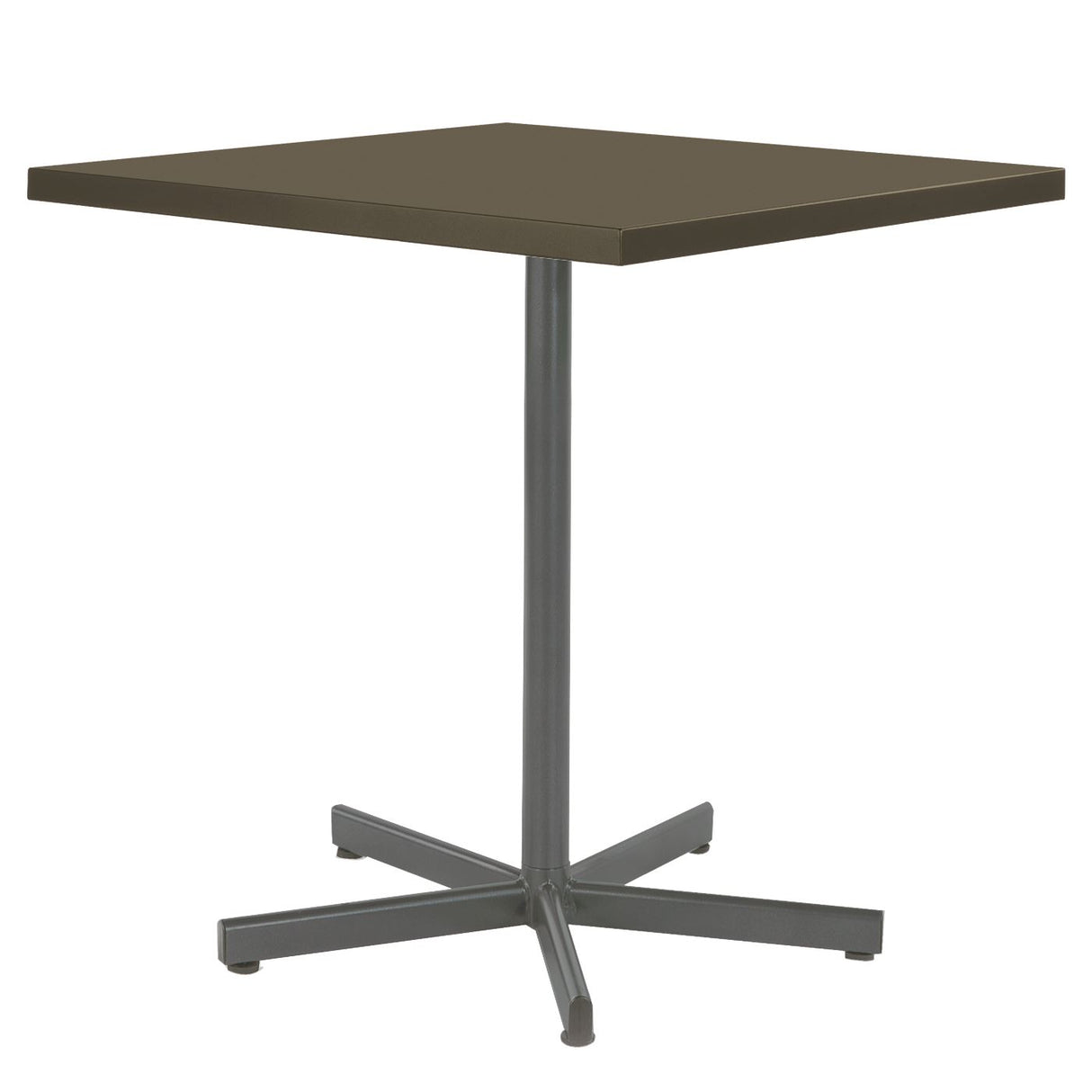 Schaffner Basic Table repas rabattable 70x70cm Graphite 73 Champagne 85