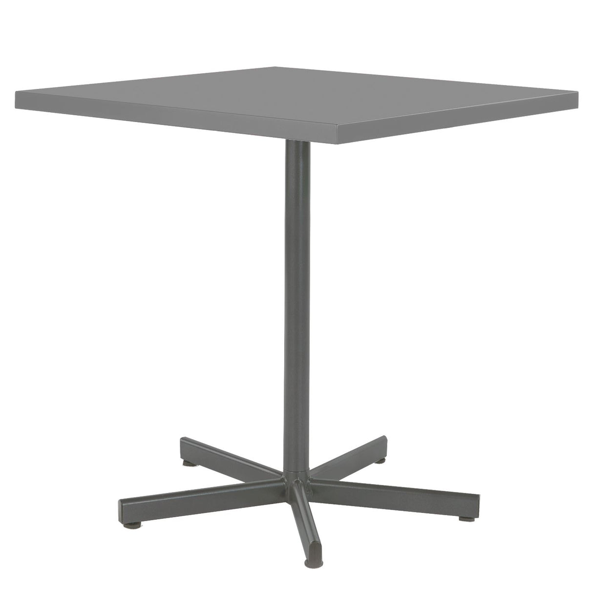 Schaffner Basic Table repas rabattable 70x70cm Graphite 73 Gris Argent 78