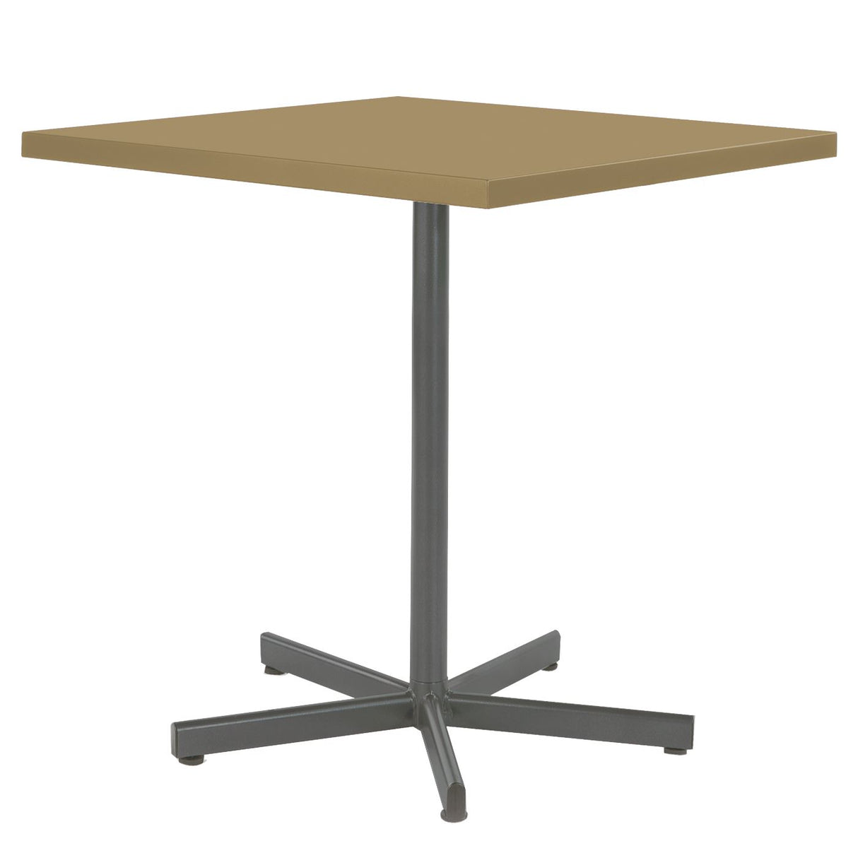 Schaffner Basic Table repas rabattable 70x70cm Graphite 73 Marron Pastel 83