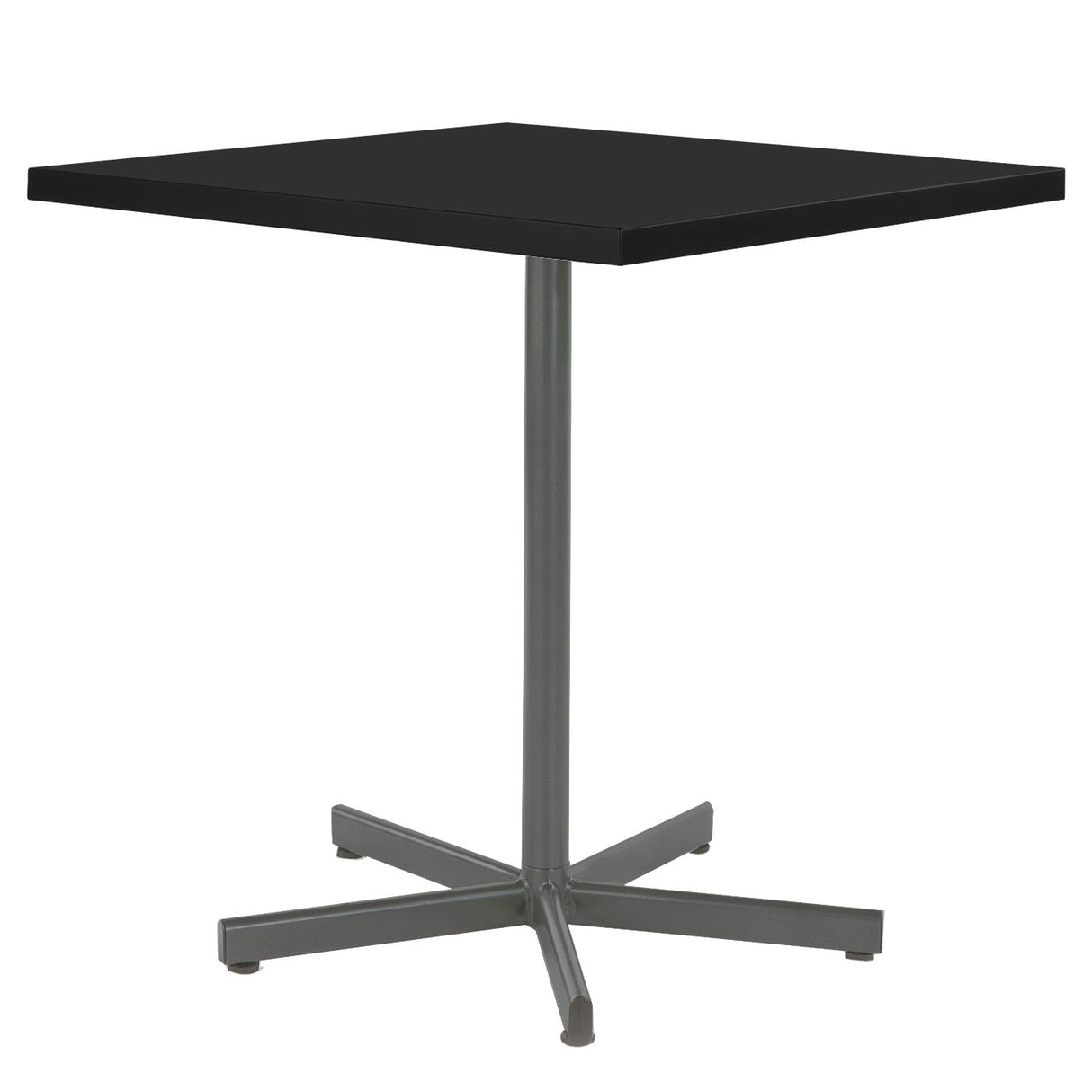 Schaffner Basic Table repas rabattable 70x70cm Graphite 73 Noir 91