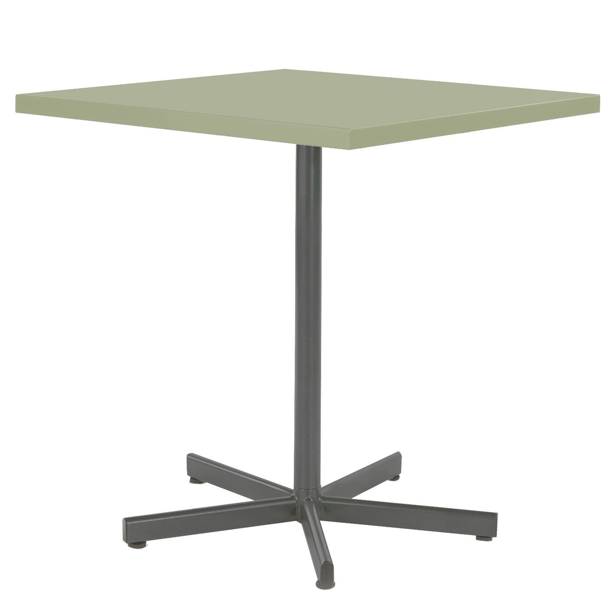 Schaffner Basic Table repas rabattable 70x70cm Graphite 73 Vert Pastel 64