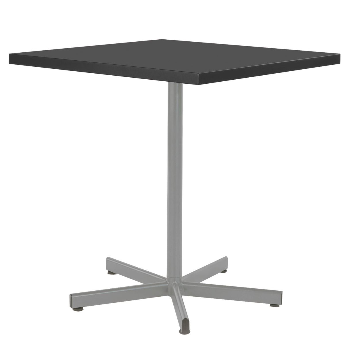 Schaffner Basic Table repas rabattable 70x70cm Gris Argent 78 Anthracite 77