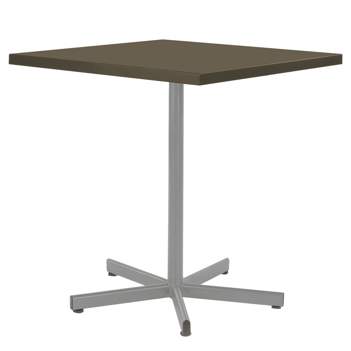 Schaffner Basic Table repas rabattable 70x70cm Gris Argent 78 Champagne 85