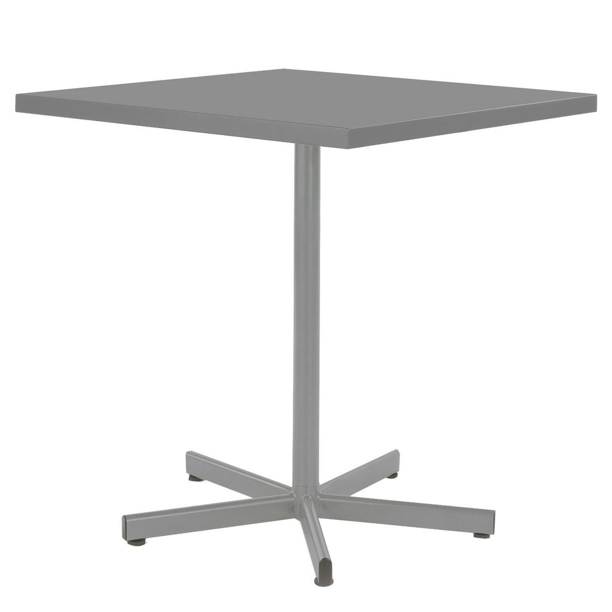 Schaffner Basic Table repas rabattable 70x70cm Gris Argent 78 Gris Argent 78