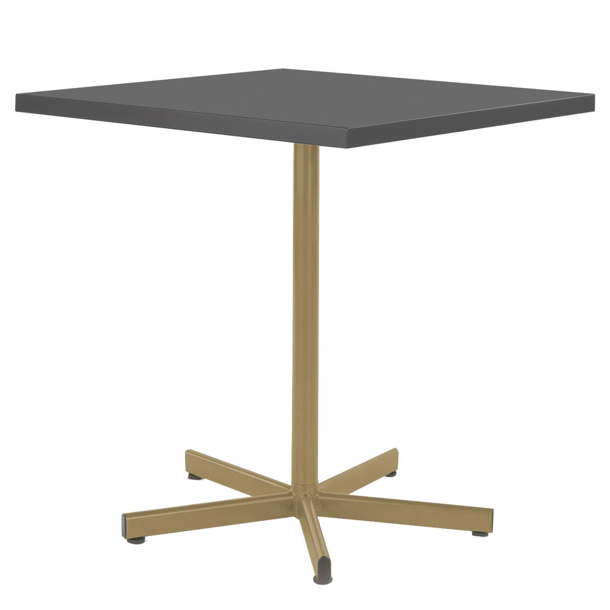Schaffner Basic Table repas rabattable 70x70cm Marron Pastel 83 Graphite 73