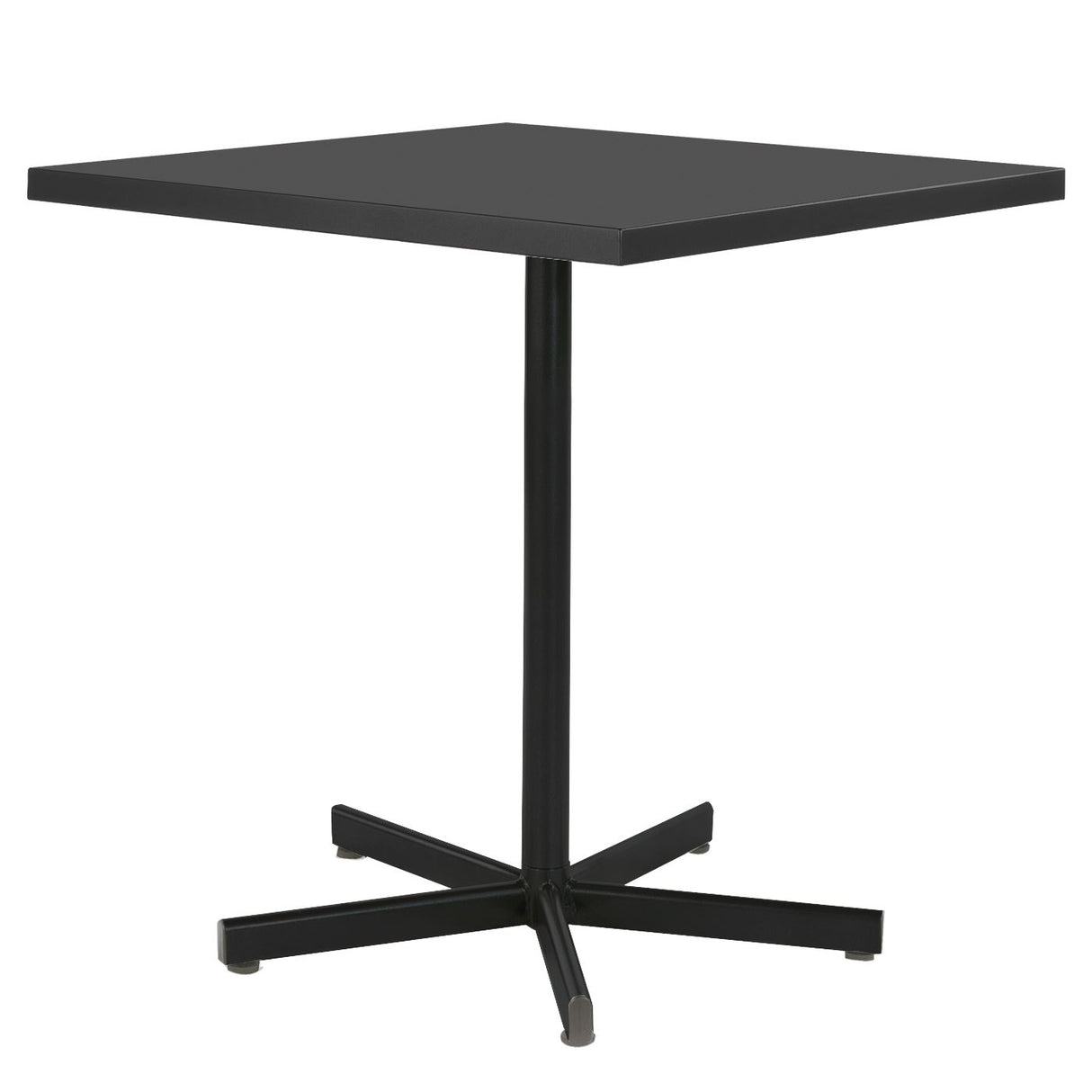 Schaffner Basic Table repas rabattable 70x70cm Noir 91 Anthracite 77