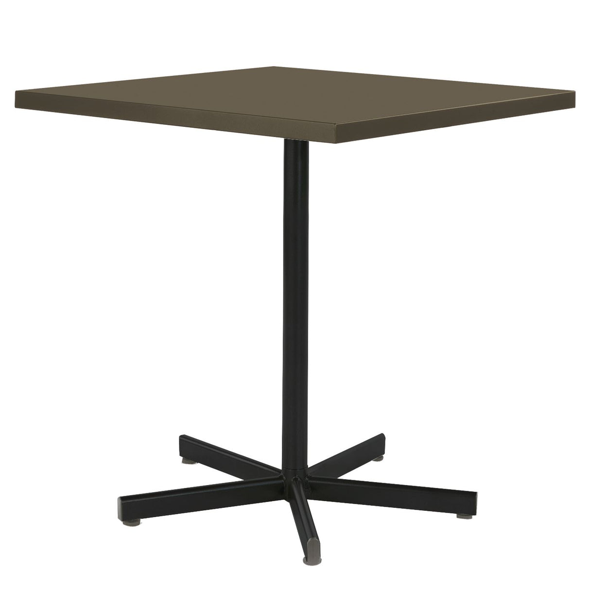 Schaffner Basic Table repas rabattable 70x70cm Noir 91 Champagne 85