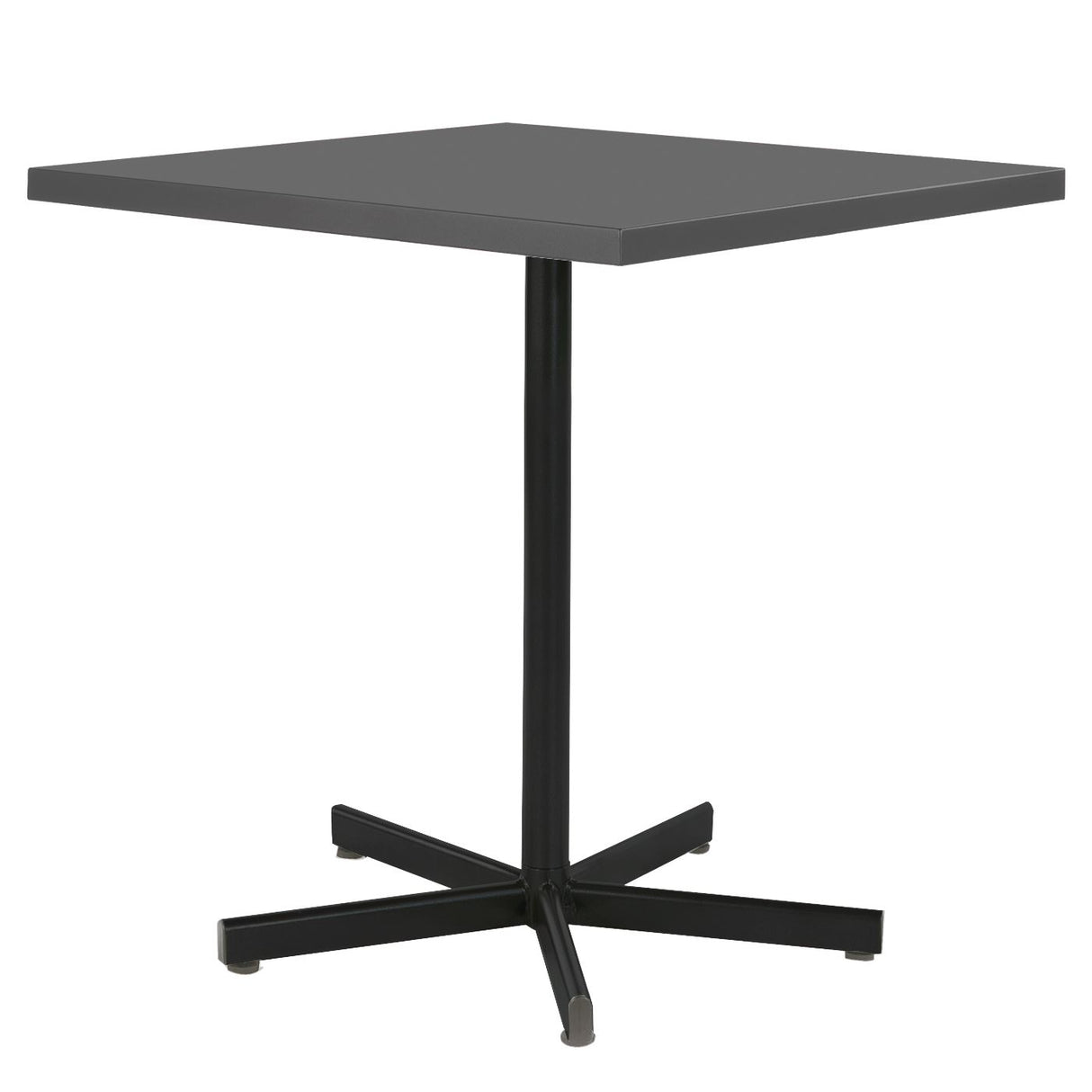 Schaffner Basic Table repas rabattable 70x70cm Noir 91 Graphite 73
