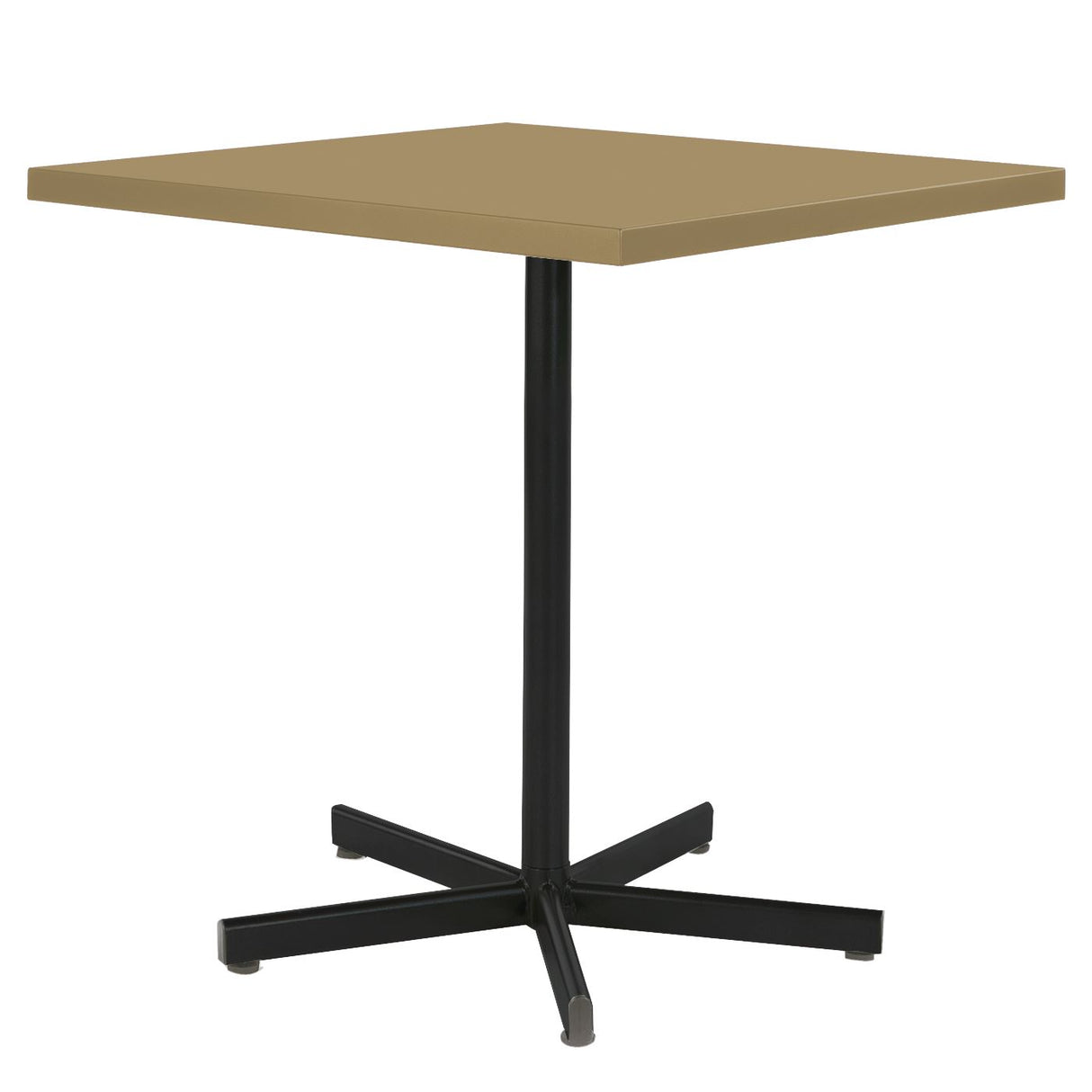 Schaffner Basic Table repas rabattable 70x70cm Noir 91 Marron Pastel 83