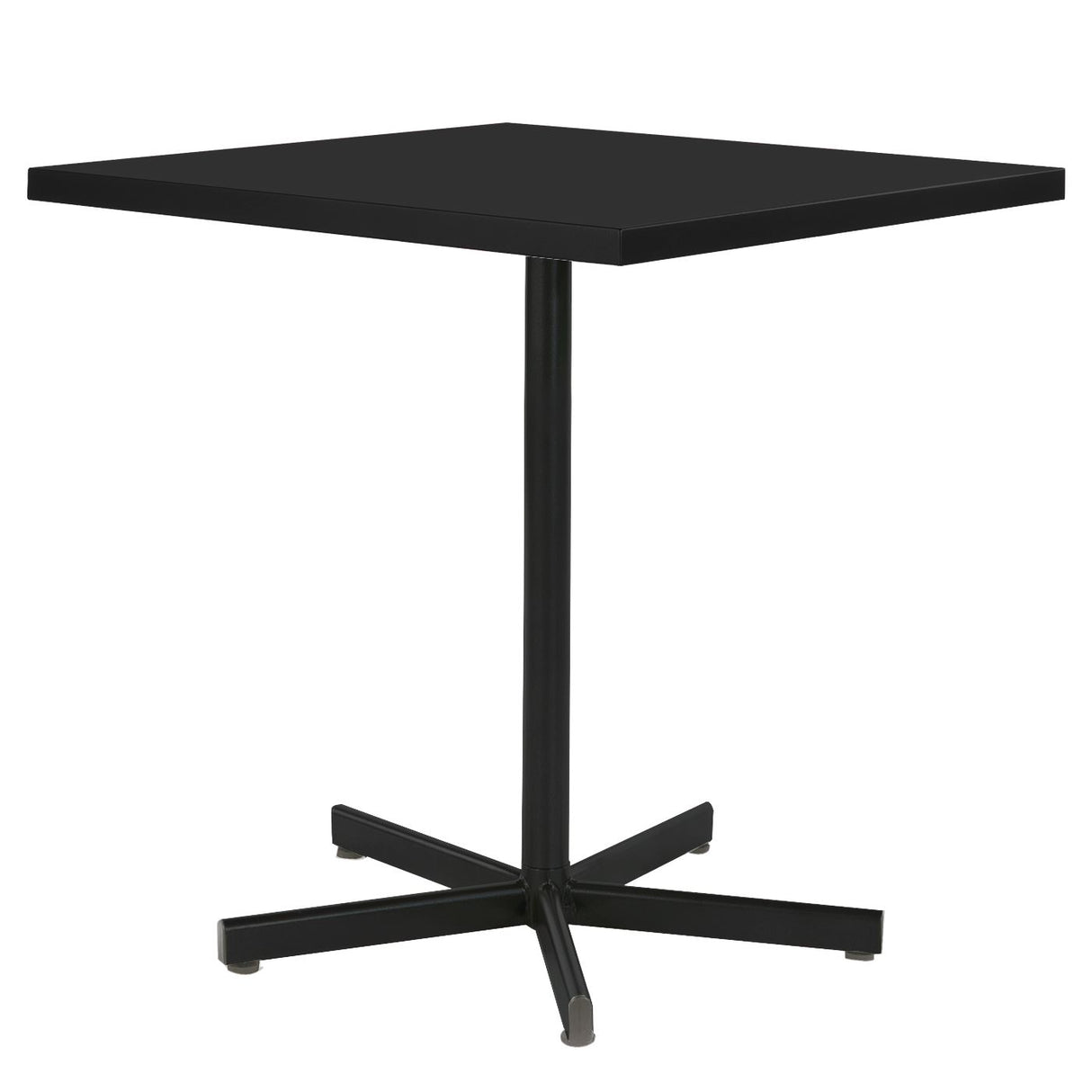 Schaffner Basic Table repas rabattable 70x70cm Noir 91 Noir 91
