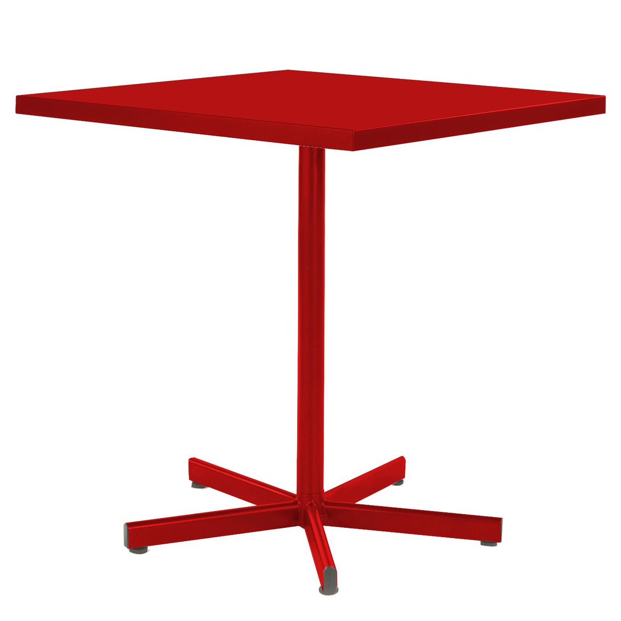 Schaffner Basic Table repas rabattable 70x70cm Rouge 30 Rouge 30