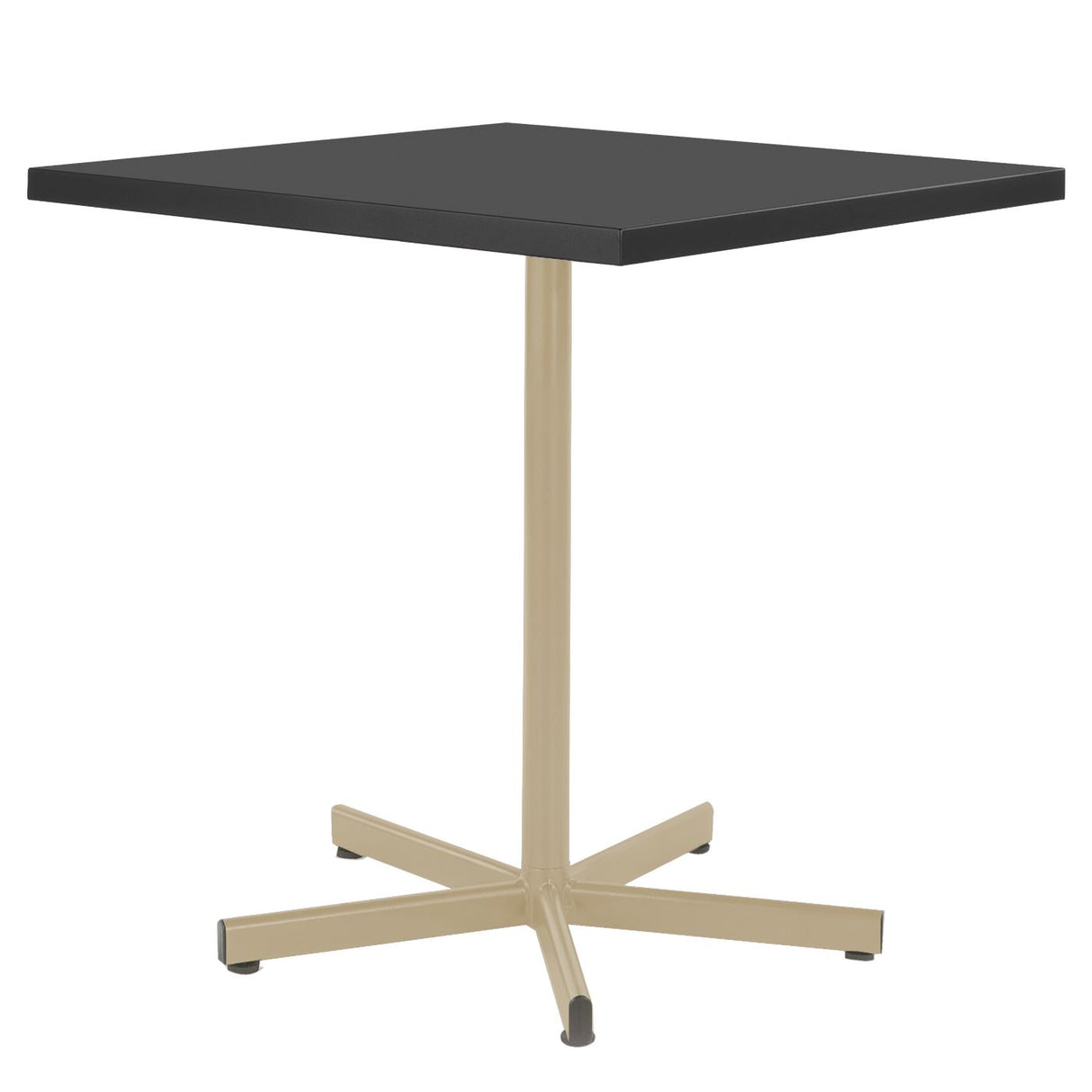Schaffner Basic Table repas rabattable 70x70cm Sable Pastel 15 Anthracite 77