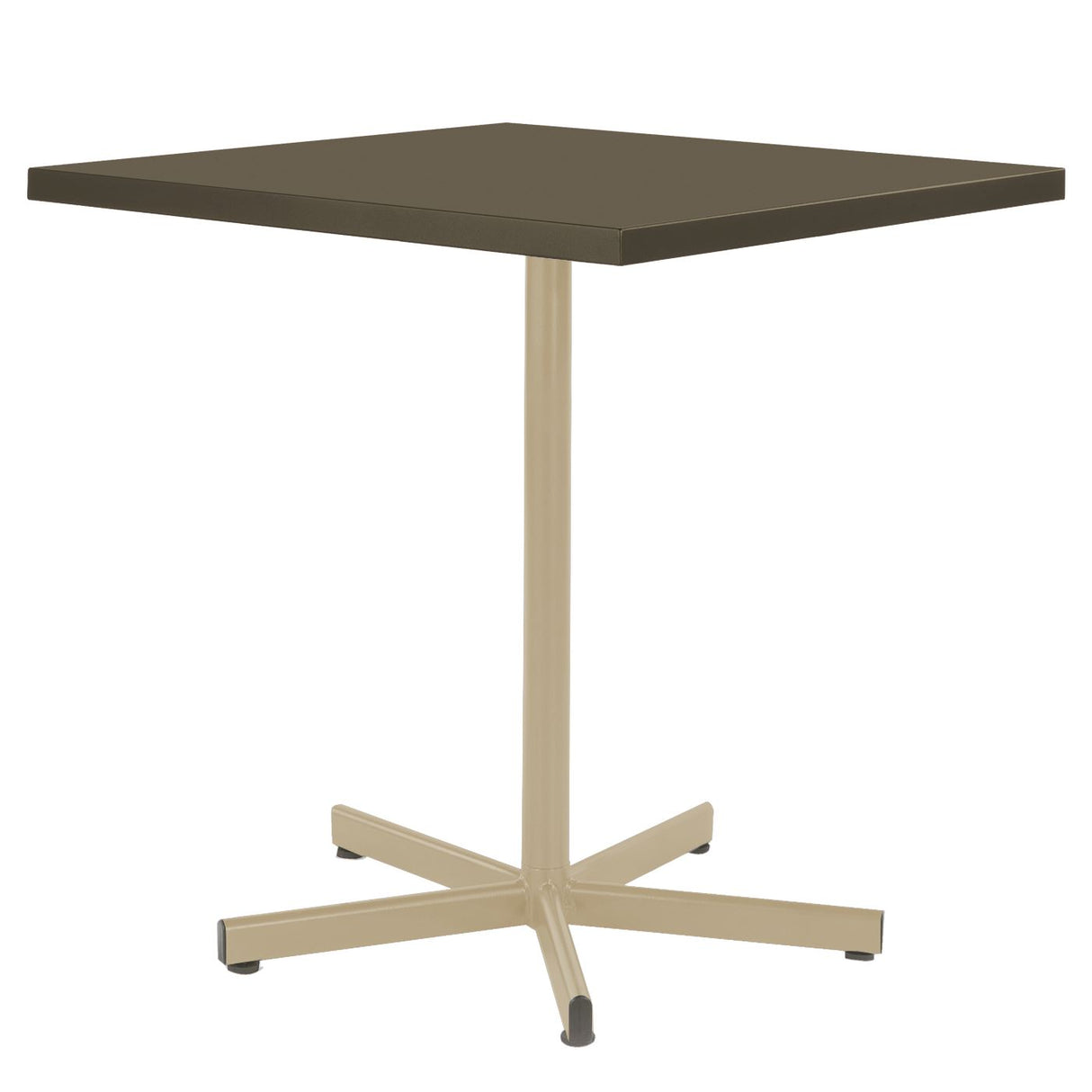Schaffner Basic Table repas rabattable 70x70cm Sable Pastel 15 Champagne 85