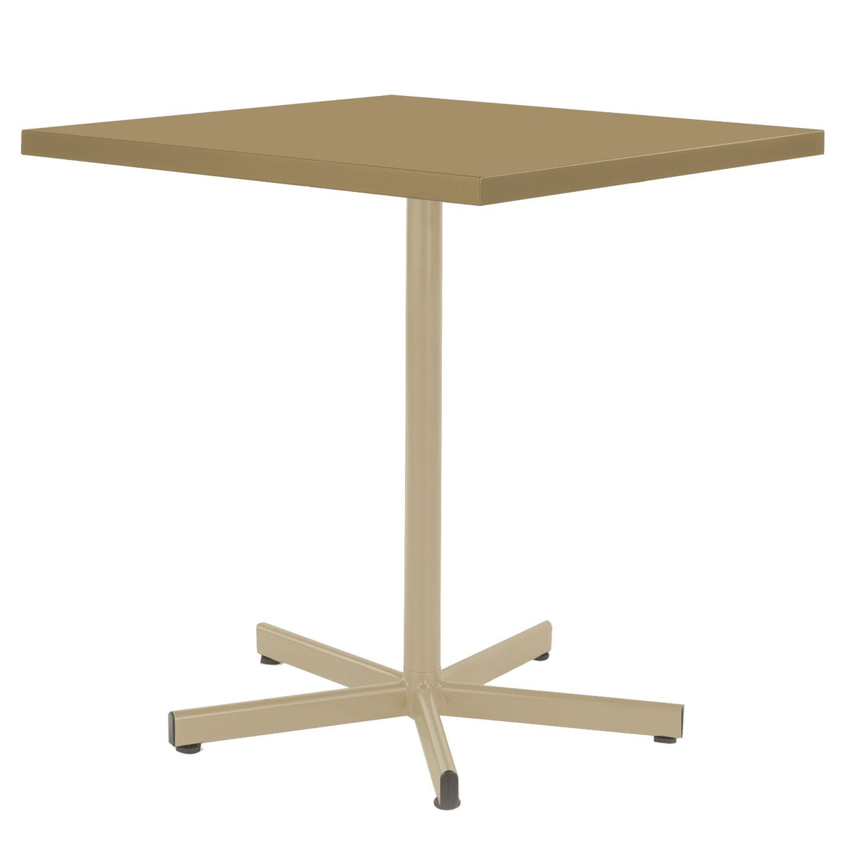 Schaffner Basic Table repas rabattable 70x70cm Sable Pastel 15 Marron Pastel 83