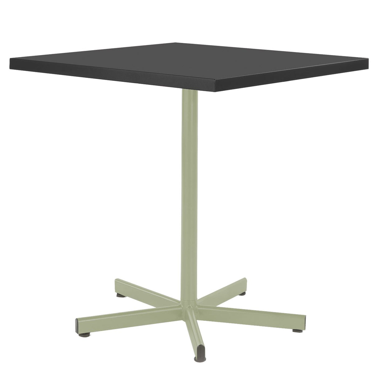 Schaffner Basic Table repas rabattable 70x70cm Vert Pastel 64 Anthracite 77