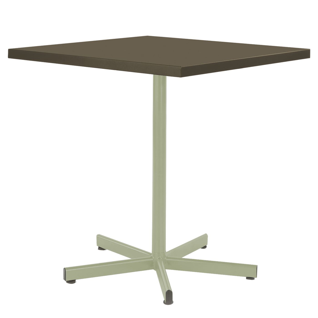 Schaffner Basic Table repas rabattable 70x70cm Vert Pastel 64 Champagne 85