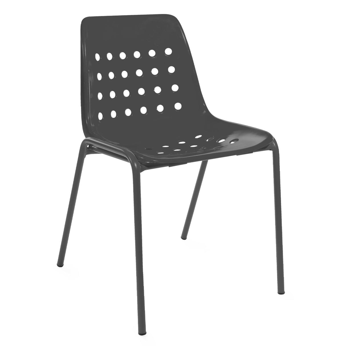 Schaffner Bermuda chaise empilable Anthracite 77 Anthracite 77