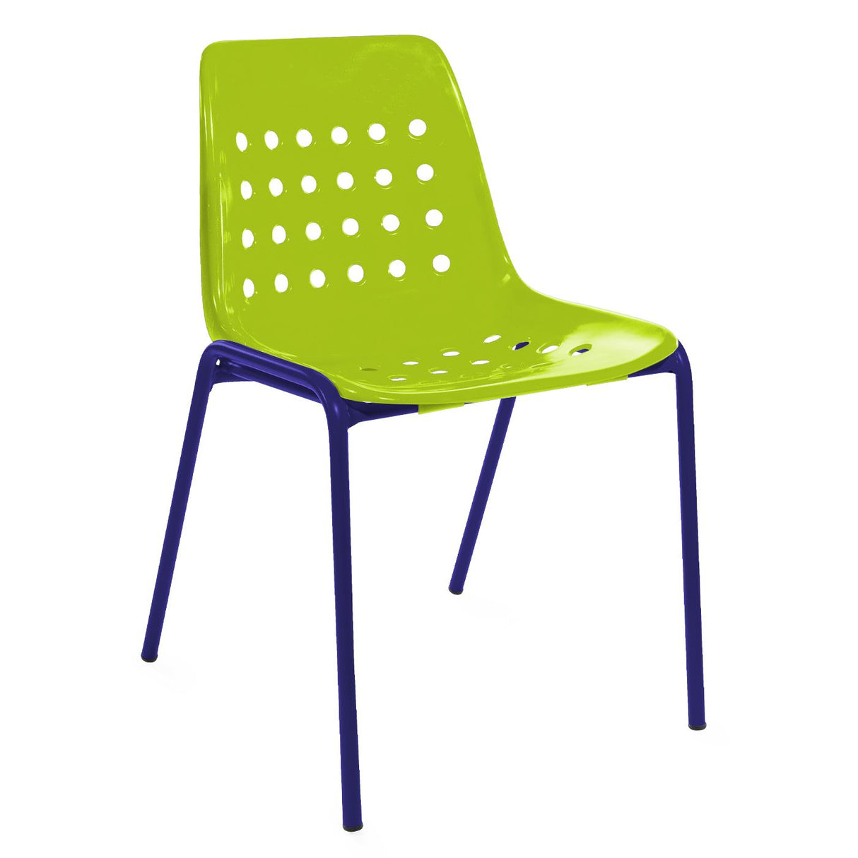 Schaffner Bermuda chaise empilable Bleu 53 Vert Clair 63