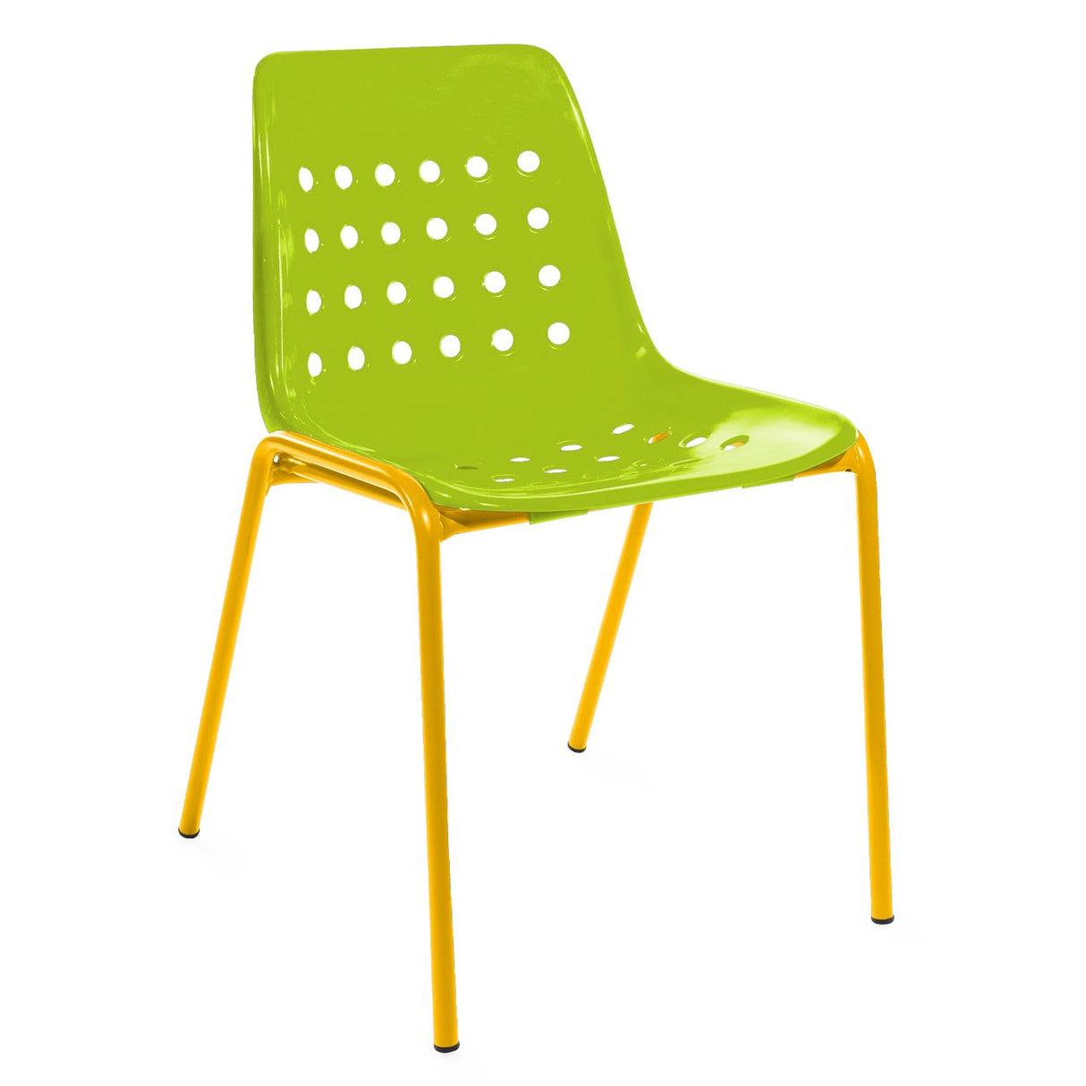 Schaffner Bermuda chaise empilable Jaune 11 Vert Clair 63