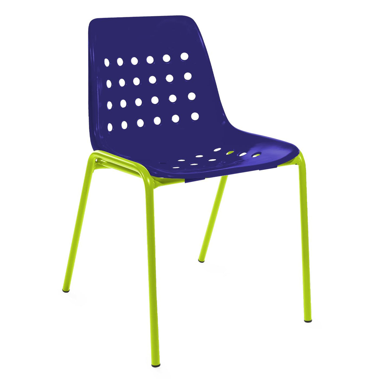 Schaffner Bermuda chaise empilable Vert Clair 63 Bleu 53