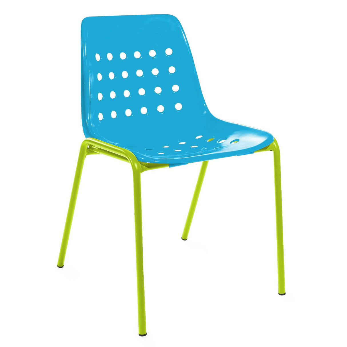 Schaffner Bermuda chaise empilable Vert Clair 63 Turquoise 58