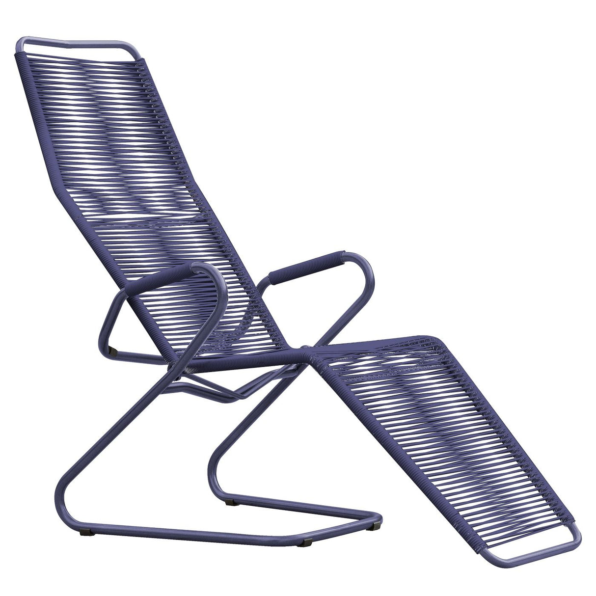 Schaffner Bodensee Chaise longue Spaghetti Bleu 53 Bleu 53
