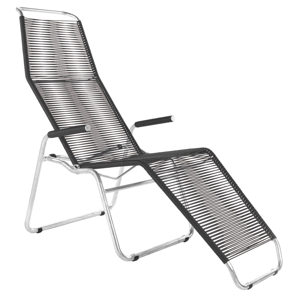 Schaffner Brissago Chaise longue Spaghetti Galvanisé à chaud 02 Anthracite 77