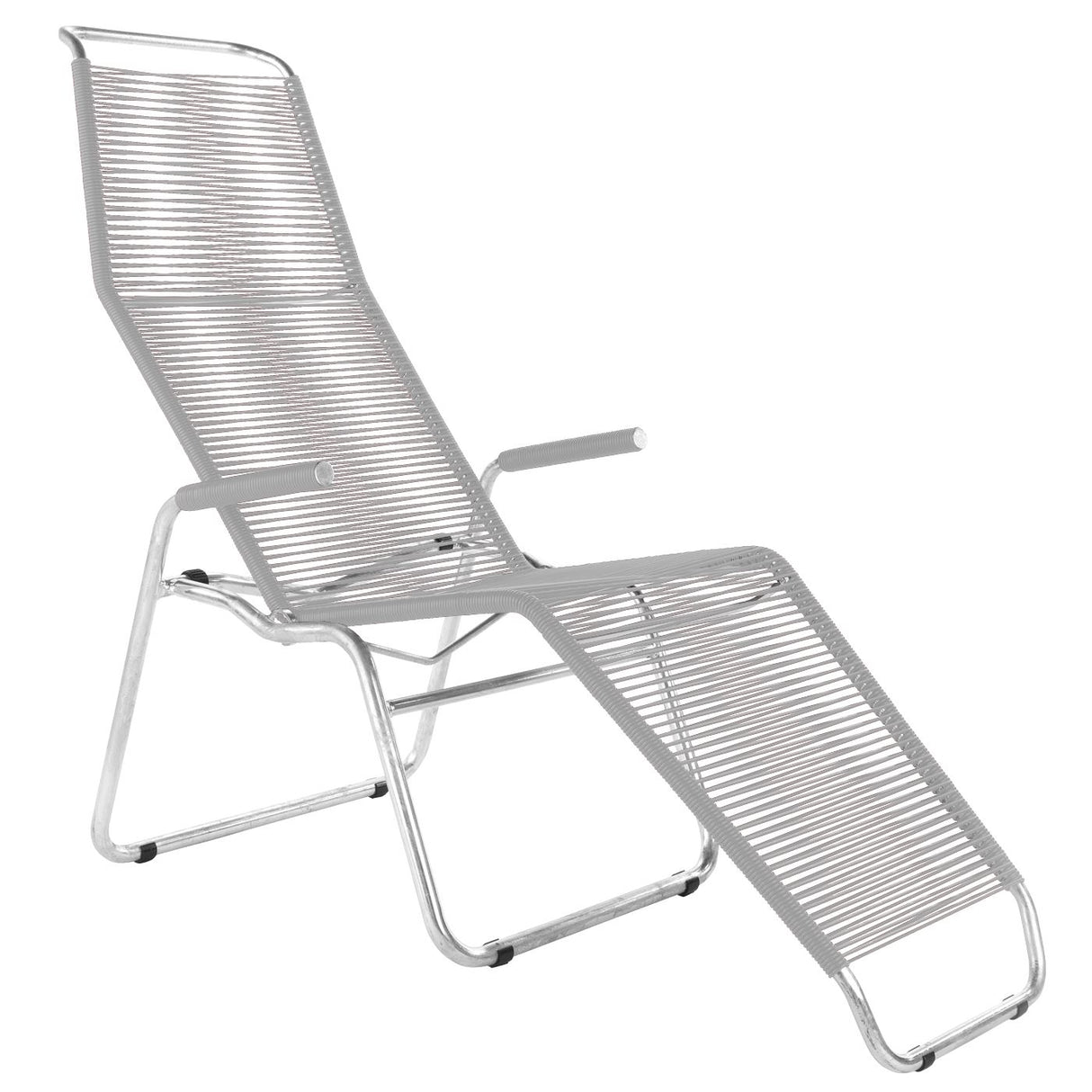 Schaffner Brissago Chaise longue Spaghetti Galvanisé à chaud 02 Blanc 90