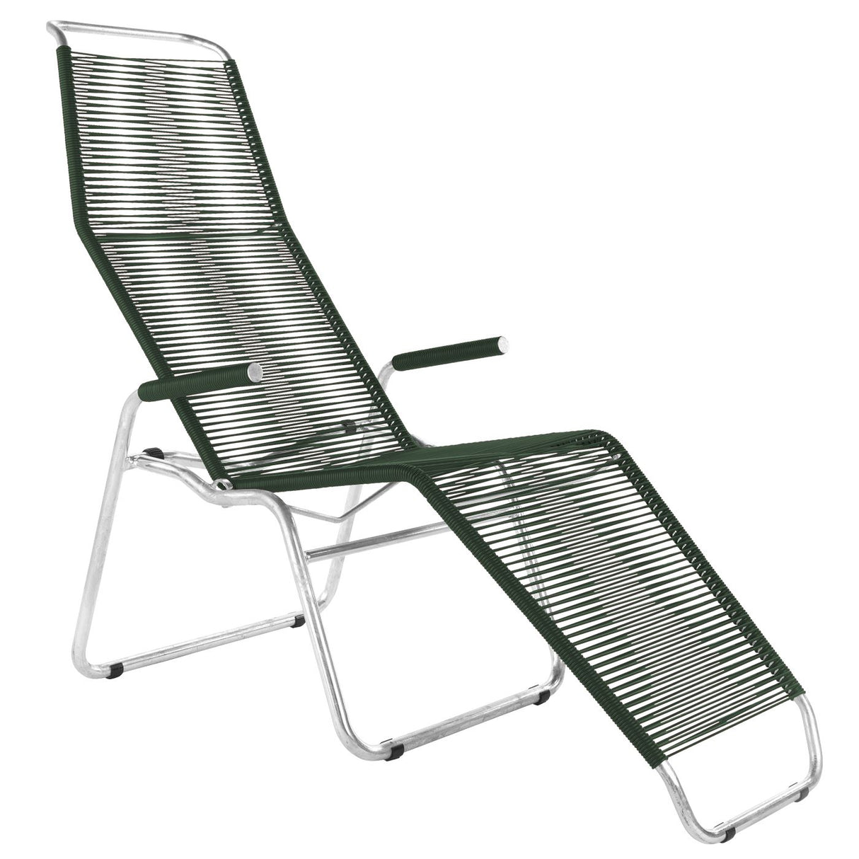 Schaffner Brissago Chaise longue Spaghetti Galvanisé à chaud 02 Vert Sapin 66