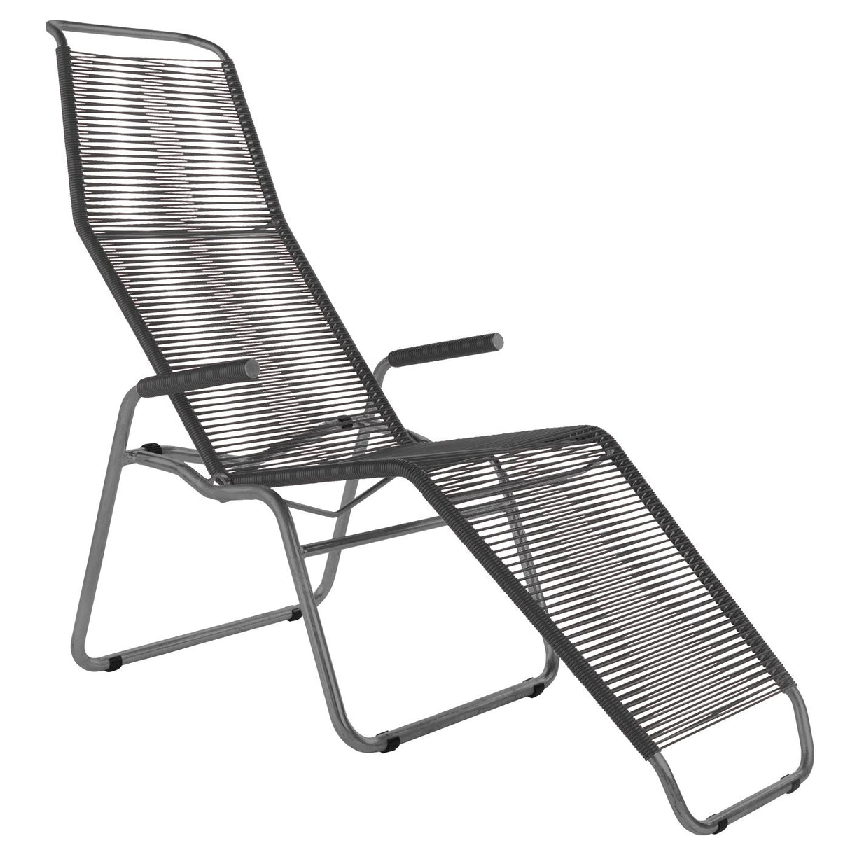 Schaffner Brissago Chaise longue Spaghetti Graphite 73 Anthracite 77