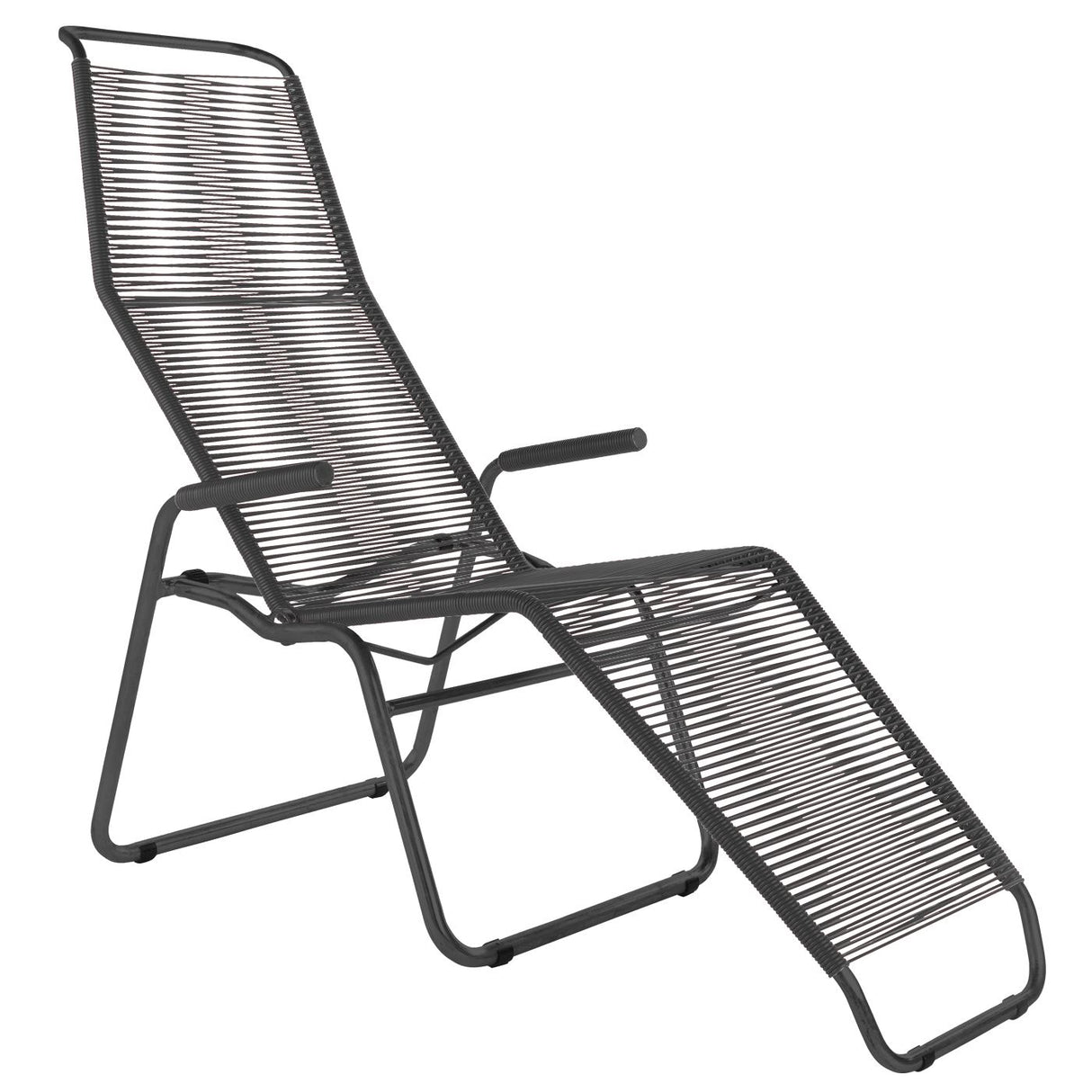 Schaffner Brissago Chaise longue Spaghetti Noir 91 Anthracite 77