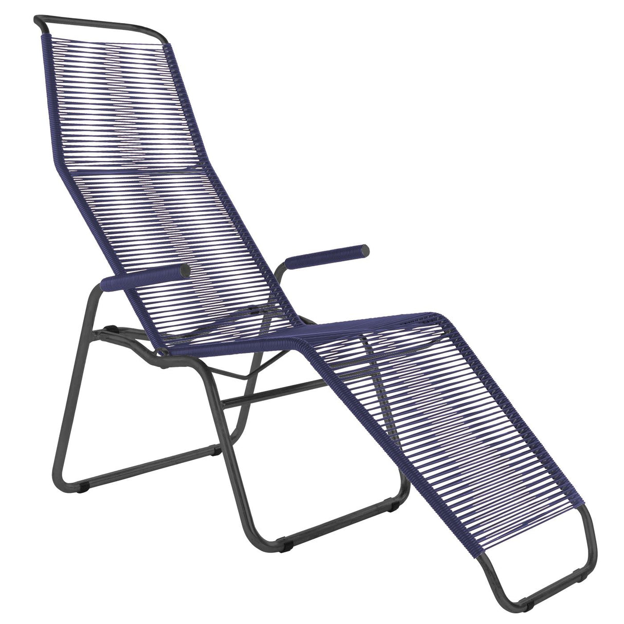 Schaffner Brissago Chaise longue Spaghetti Noir 91 Bleu 53