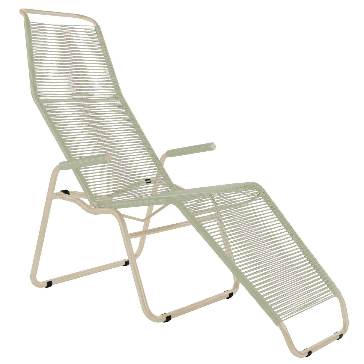 Schaffner Brissago Chaise longue Spaghetti Sable Pastel 15 Vert pastel 64
