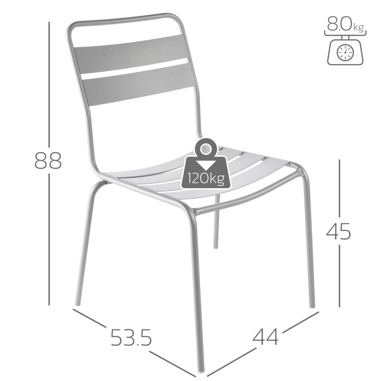 Schaffner Glarus chaise empilable