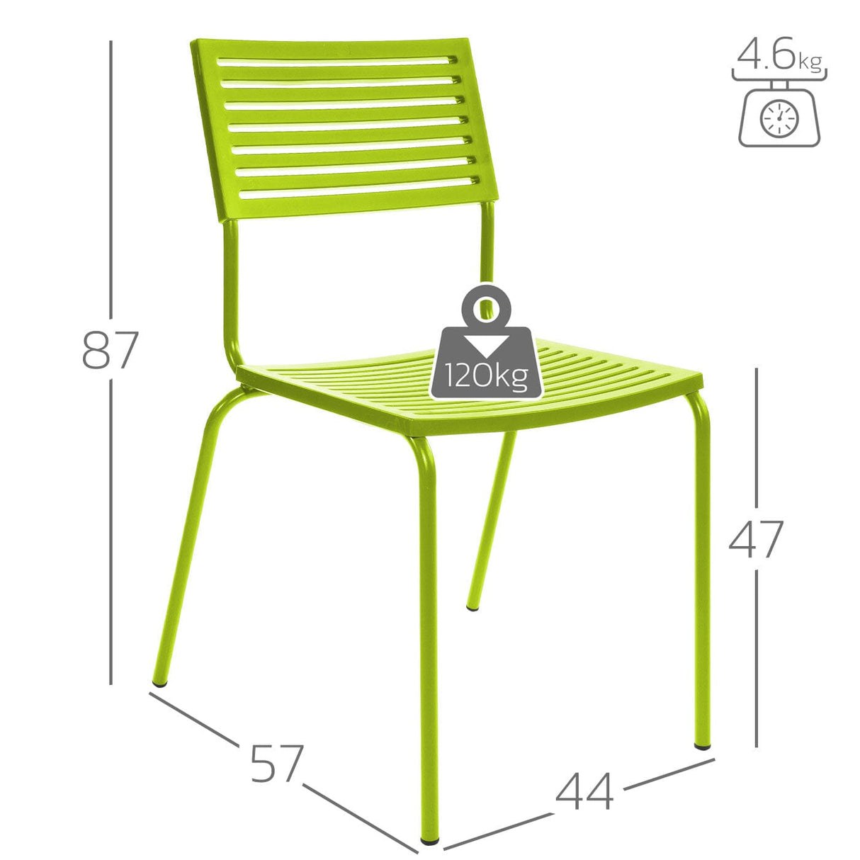 Schaffner Lamello Chaise empilable