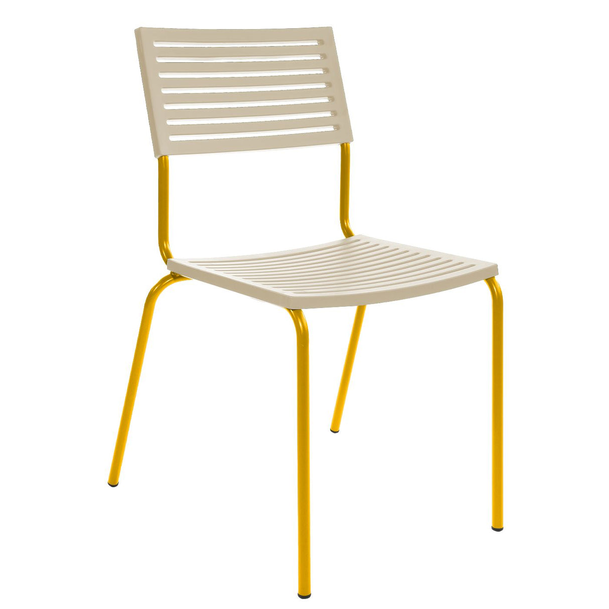 Schaffner Lamello Chaise empilable Jaune 11 Sable Pastel 15