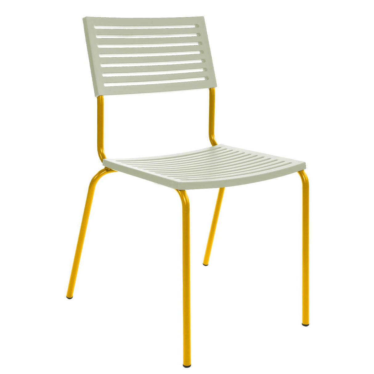 Schaffner Lamello Chaise empilable Jaune 11 Vert Pastel 64