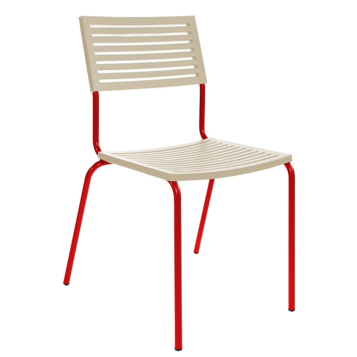 Schaffner Lamello Chaise empilable Rouge 30 Sable Pastel 15
