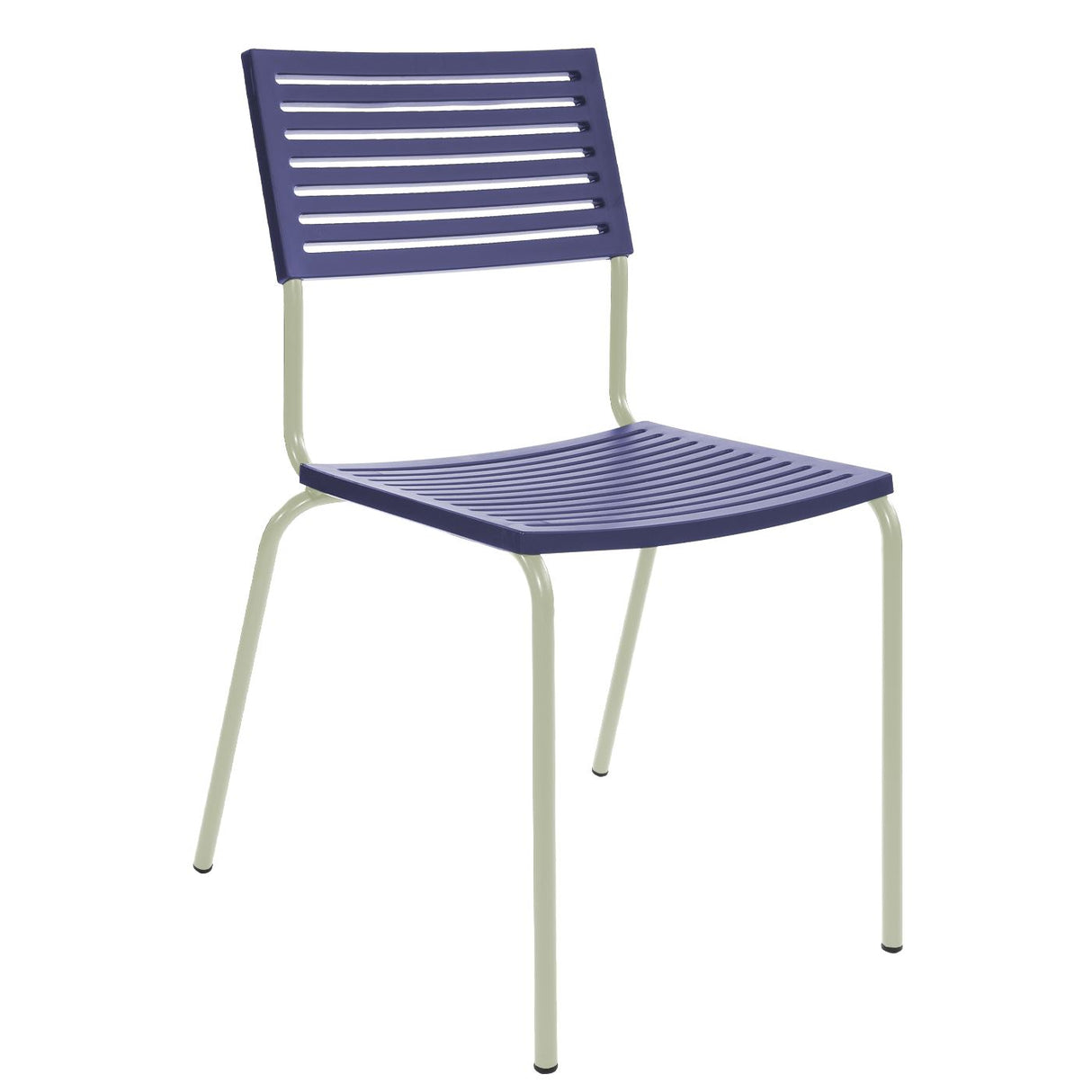 Schaffner Lamello Chaise empilable Vert Pastel 64 Bleu 53
