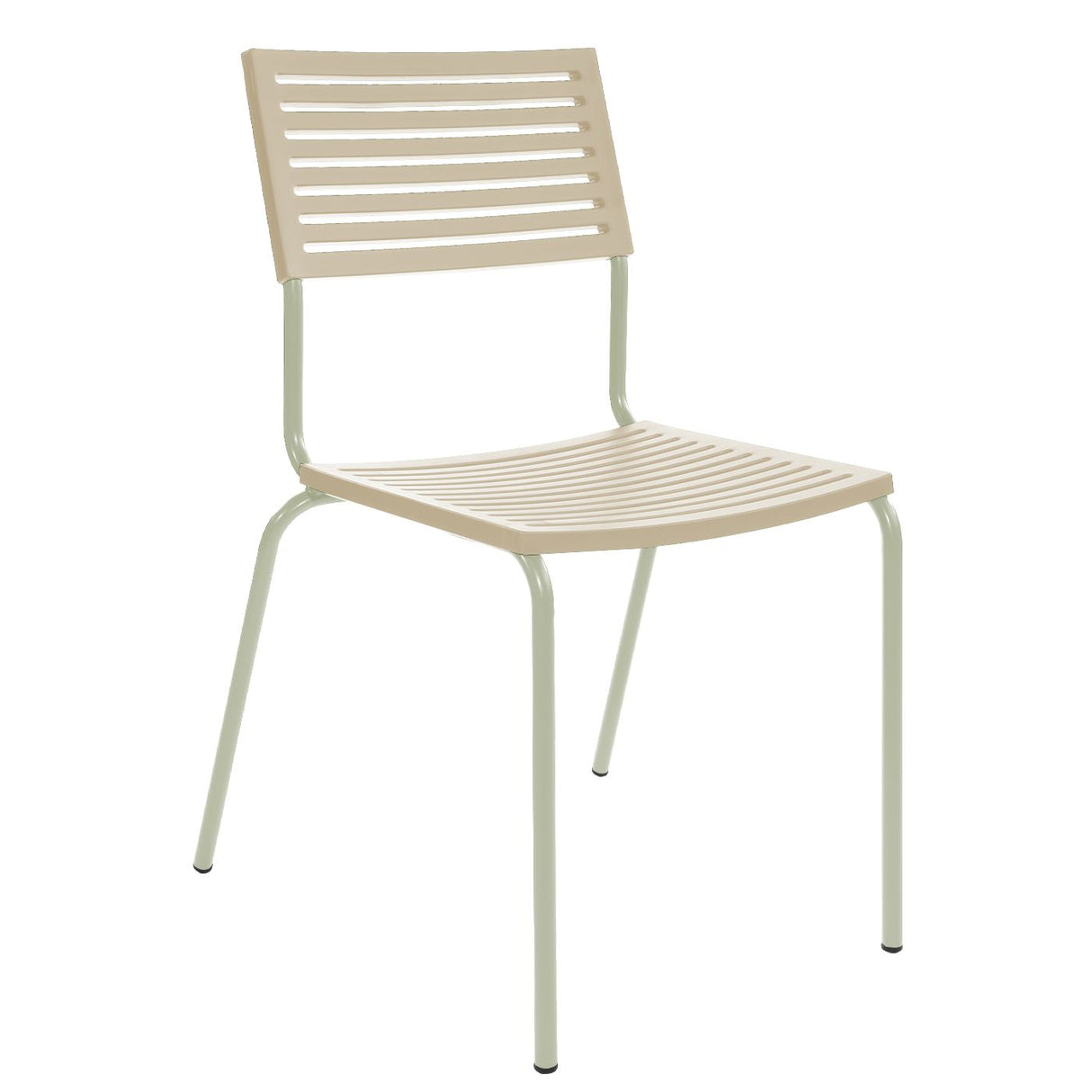 Schaffner Lamello Chaise empilable Vert Pastel 64 Sable Pastel 15