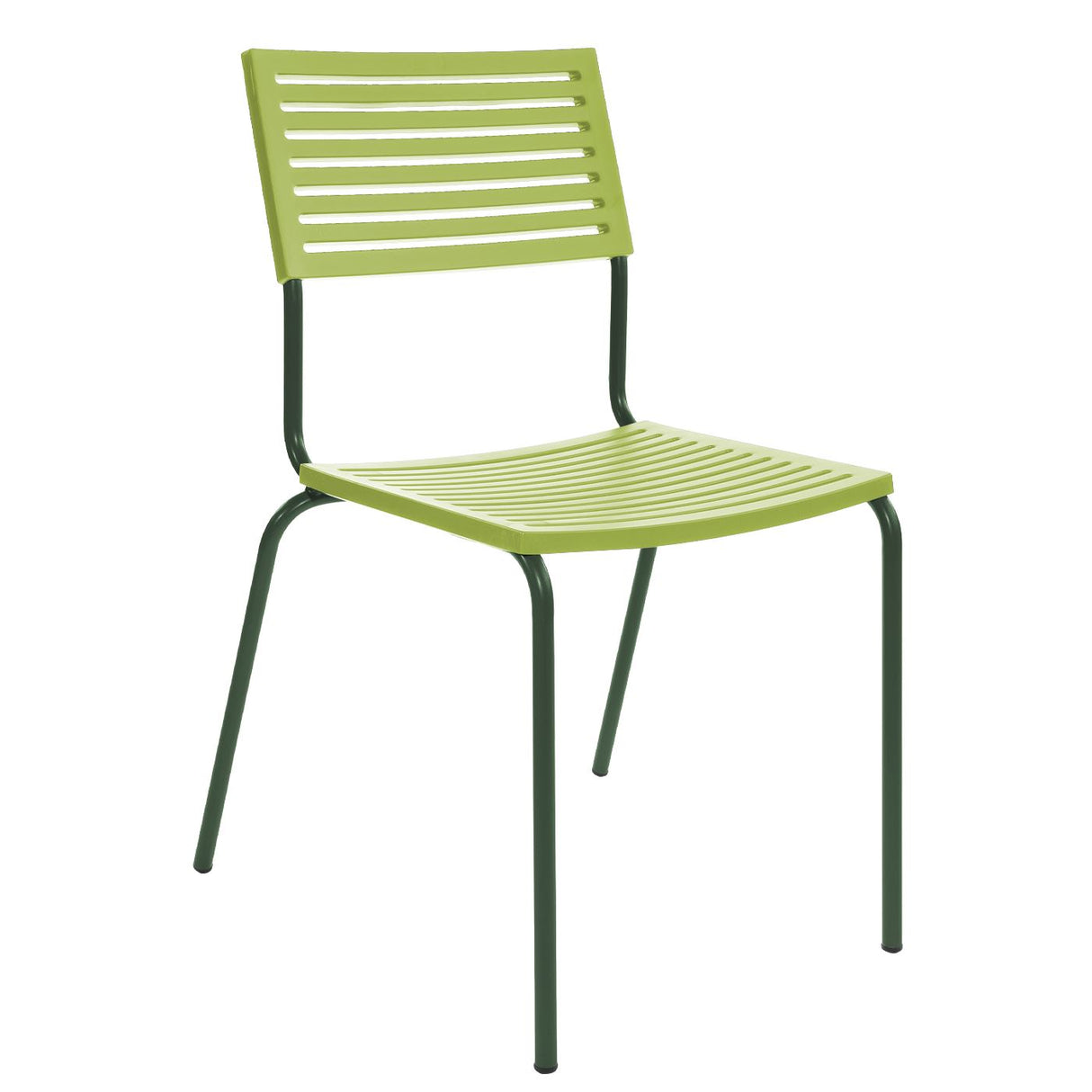 Schaffner Lamello Chaise empilable Vert Sapin 66 Vert Clair 63